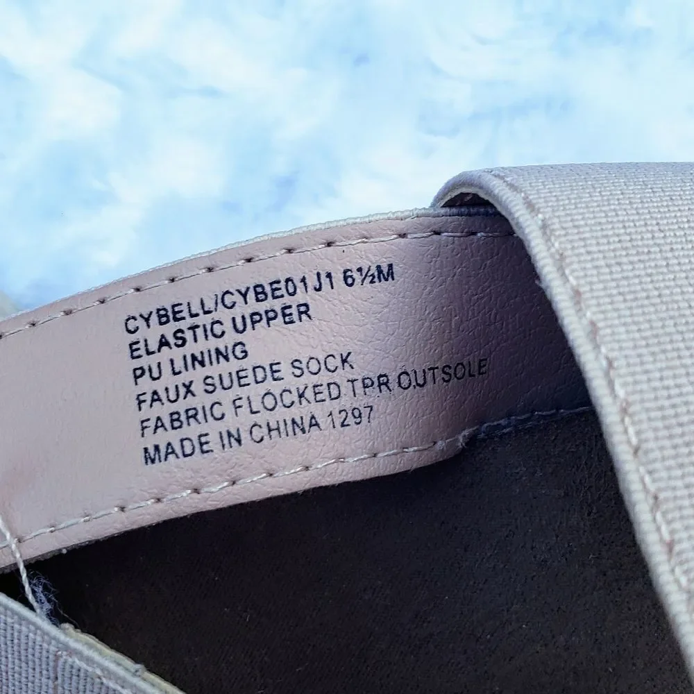 Madden Girl Size 6.5M Cybell Faux Suede Light Pink Platform Espadrille Sandals